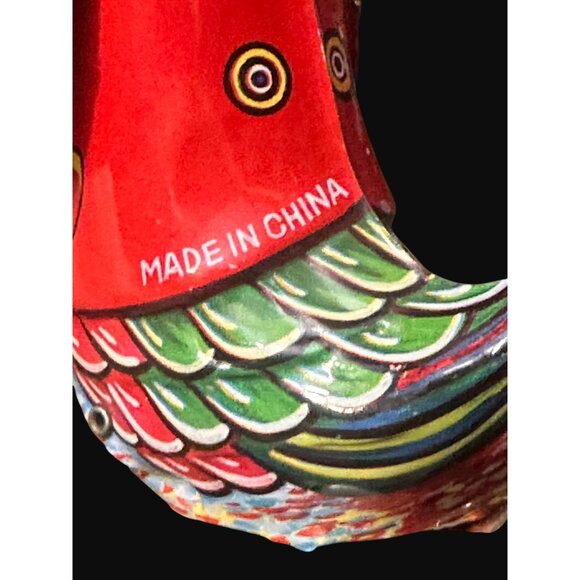 Vintage Wind-Up Duck On Bike Toy With Box Beijing No.1 Toy Factory Collectible - Picture 9 of 11